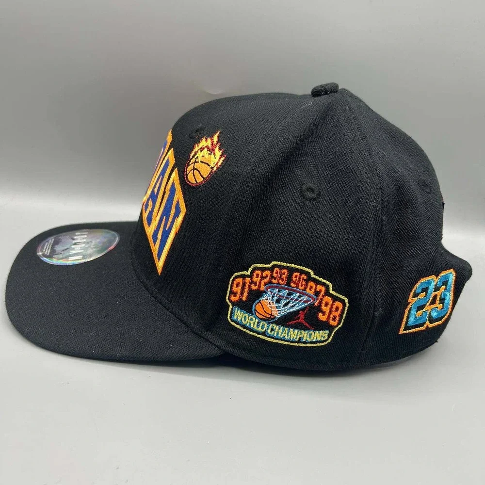 Air Jordan Hat‎ Youth Black Embroidered Jumpman Snap Back Cap
